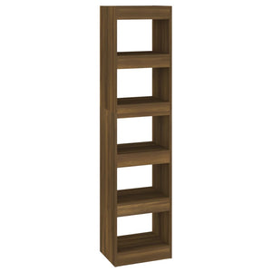 vidaXL Book Cabinet/Room Divider Brown Oak 40x30x166 cm