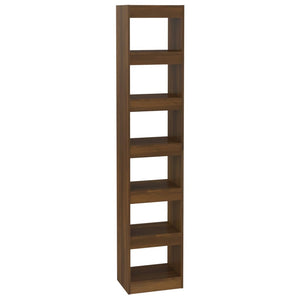 vidaXL Book Cabinet/Room Divider Brown Oak 40x30x198 cm