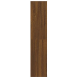 vidaXL Book Cabinet/Room Divider Brown Oak 100x30x135 cm