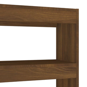 vidaXL Book Cabinet/Room Divider Brown Oak 100x30x135 cm