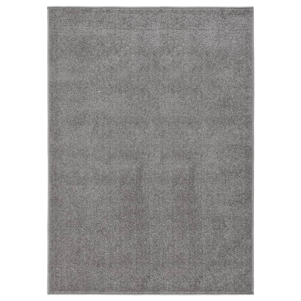 vidaXL Rug Short Pile 120x170 cm Grey