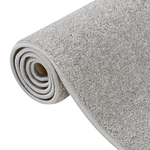 vidaXL Rug Short Pile 140x200 cm Light Grey