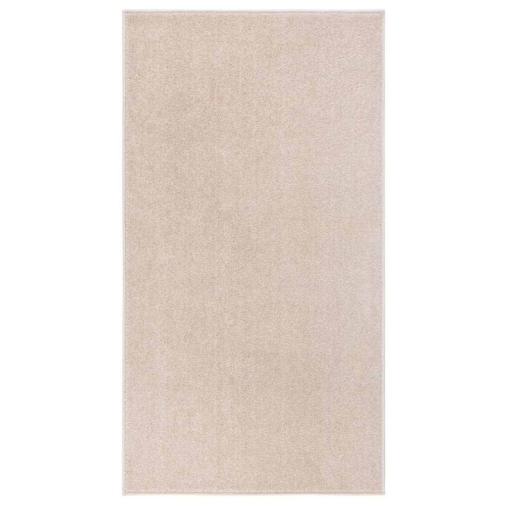 vidaXL Rug Short Pile 80x150 cm Dark Beige