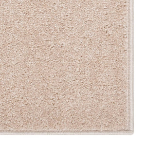 vidaXL Rug Short Pile 80x150 cm Dark Beige