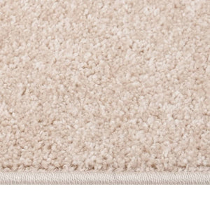 vidaXL Rug Short Pile 80x150 cm Dark Beige