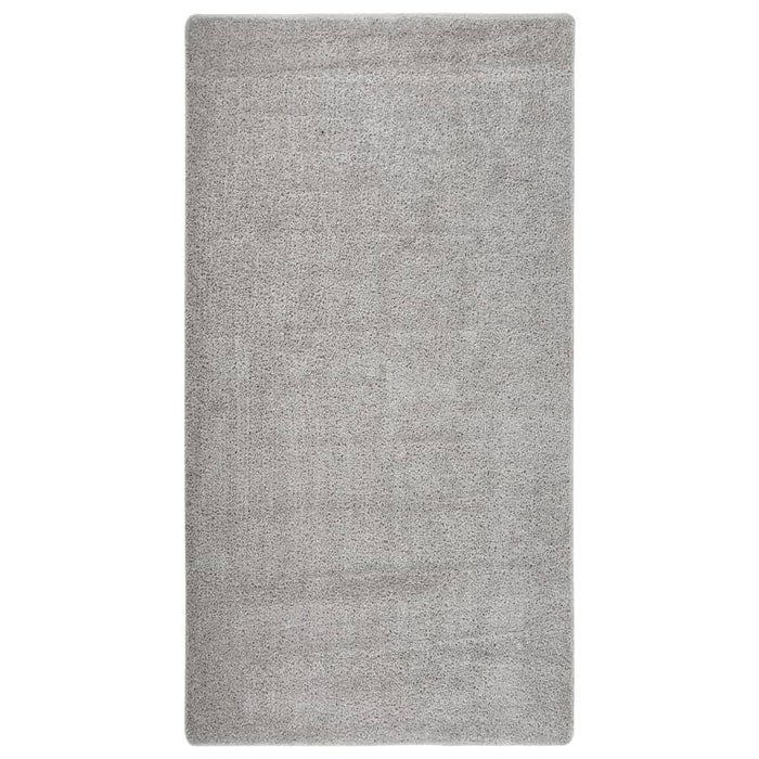 vidaXL Shaggy Rug Light Grey 80x150 cm Anti Slip