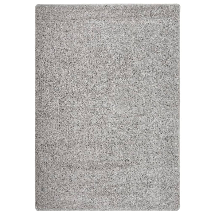 vidaXL Shaggy Rug Light Grey 160x230 cm Anti Slip