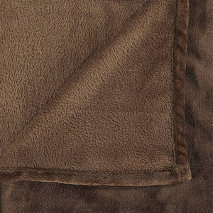 vidaXL Blanket Cocoa Brown 150x200 cm Polyester