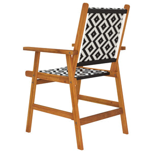 vidaXL Garden Chairs 8 pcs Solid Acacia Wood