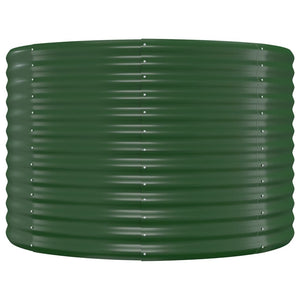 vidaXL Garden Raised Bed Powder-coated Steel 175x100x68 cm Green