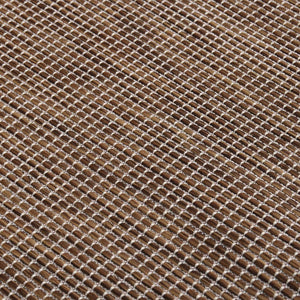 vidaXL Outdoor Flatweave Rug 160x230 cm Brown