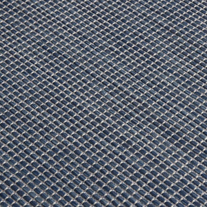 vidaXL Outdoor Flatweave Rug 120x170 cm Blue