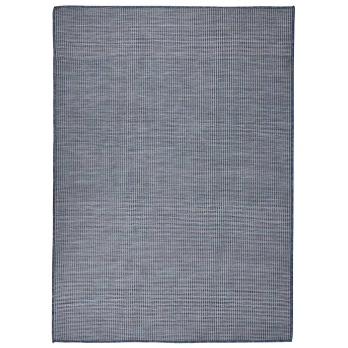 vidaXL Outdoor Flatweave Rug 200x280 cm Blue