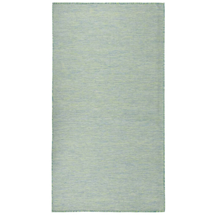 vidaXL Outdoor Flatweave Rug 80x150 cm Turquoise