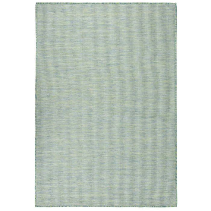 vidaXL Outdoor Flatweave Rug 160x230 cm Turquoise