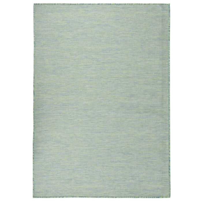 vidaXL Outdoor Flatweave Rug 200x280 cm Turquoise