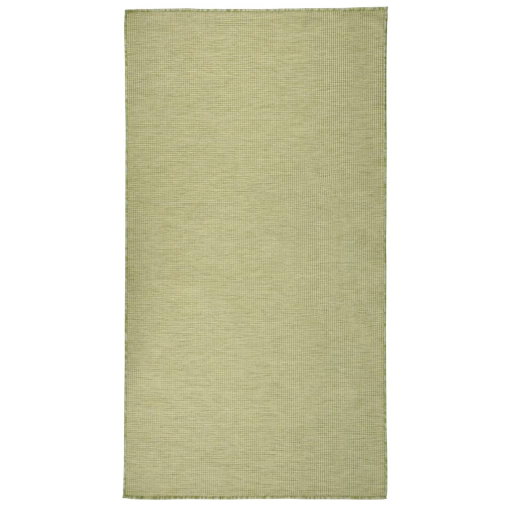 vidaXL Outdoor Flatweave Rug 80x150 cm Green