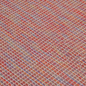 vidaXL Outdoor Flatweave Rug 160x230 cm Red