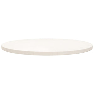 vidaXL Table Top White Ø70x2.5 cm Solid Wood Pine