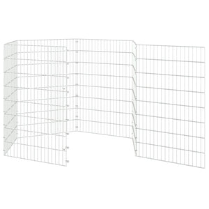 vidaXL Free Range Animal Enclosure 6-Panel 54x80 cm Galvanised Iron