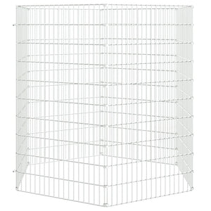 vidaXL Free Range Animal Enclosure 6-Panel 54x100 cm Galvanised Iron