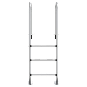 vidaXL Pool Ladder 54x38x158 cm 304 Stainless Steel