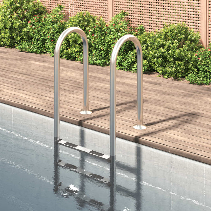 vidaXL Pool Ladder 54x38x158 cm 304 Stainless Steel