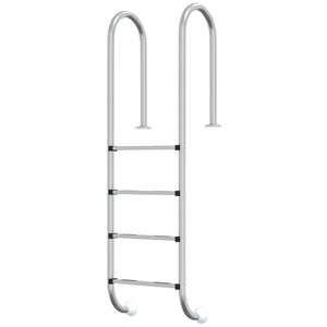 vidaXL Pool Ladder 54x38x184.5 cm 304 Stainless Steel