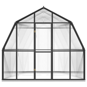 vidaXL Greenhouse with Base Frame Anthracite 6.43 m² Aluminium