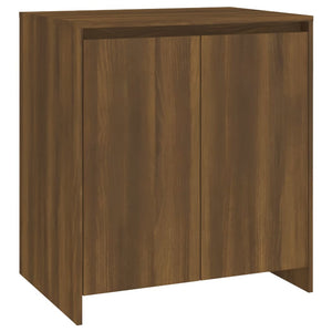 vidaXL 2 Piece Sideboard Brown Oak Engineered Wood