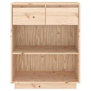 vidaXL Console Cabinet 60x34x75 cm Solid Wood Pine