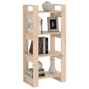 vidaXL Book Cabinet/Room Divider 60x35x125 cm Solid Wood