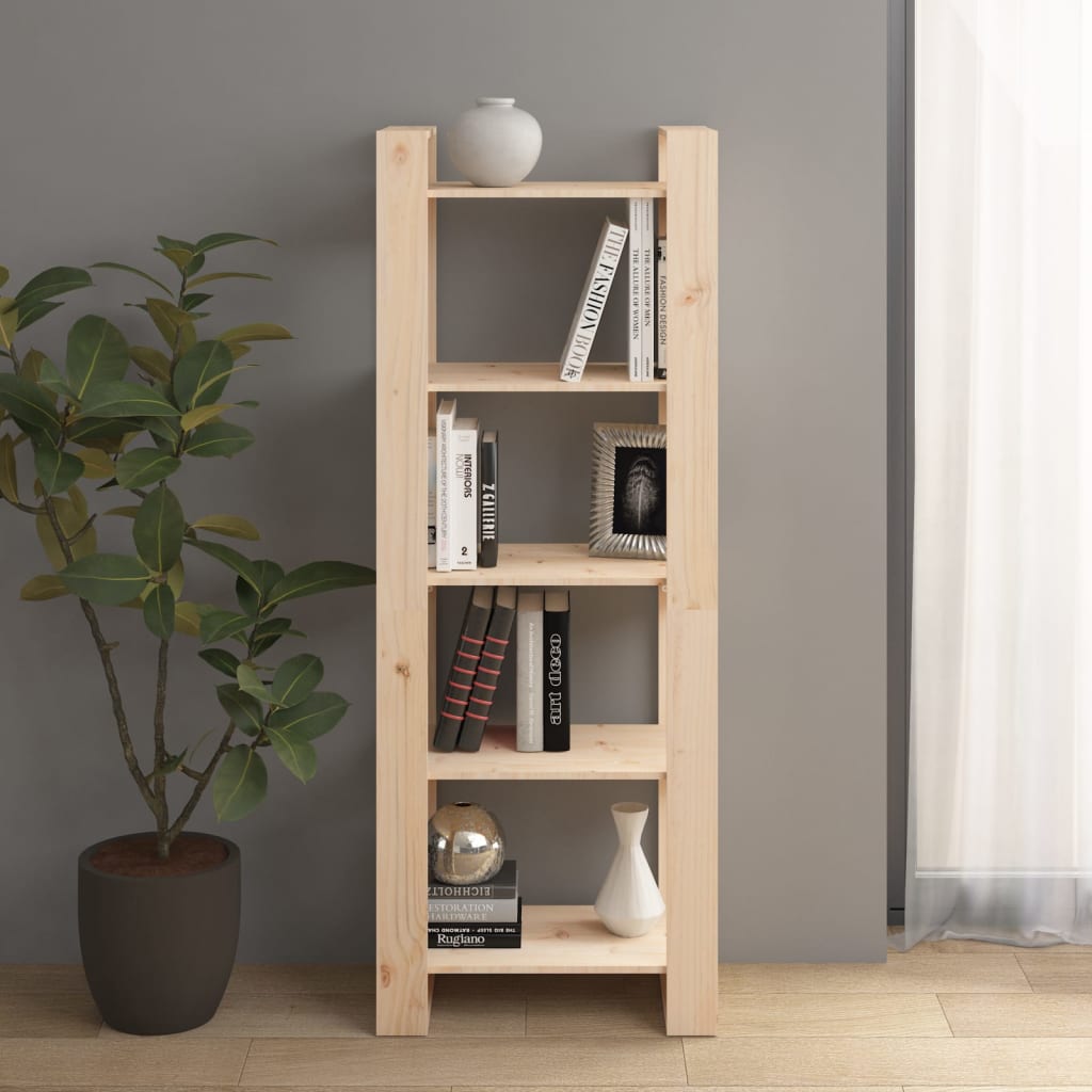 vidaXL Book Cabinet/Room Divider 60x35x160 cm Solid Wood