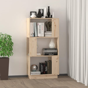 vidaXL Book Cabinet/Room Divider 51x25x101 cm Solid Wood Pine