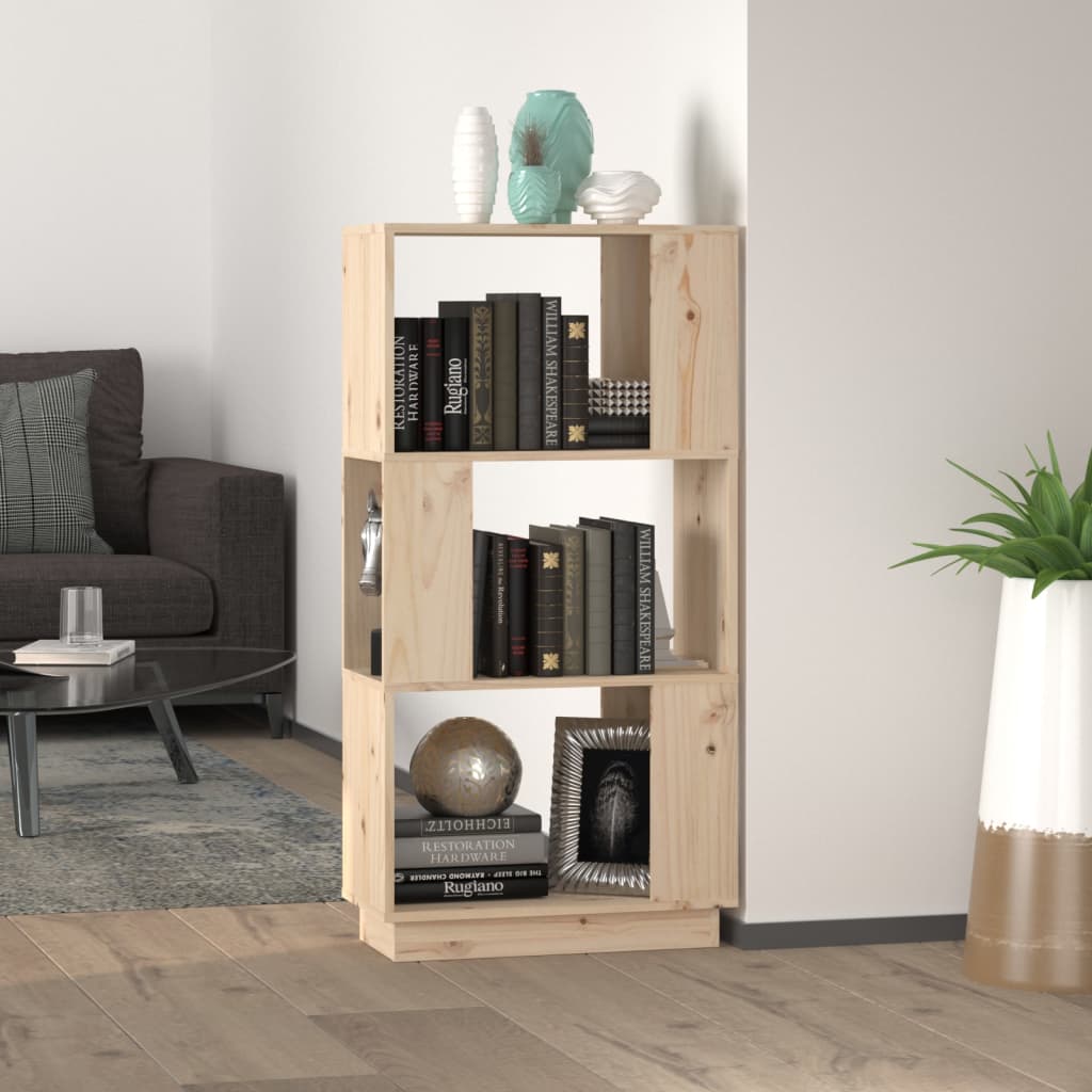 vidaXL Book Cabinet/Room Divider 51x25x101 cm Solid Wood Pine