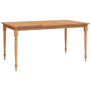 vidaXL Batavia Table 150x90x75 cm Solid Wood Teak