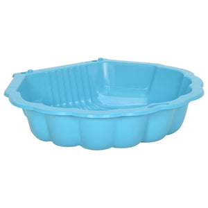 vidaXL Sandpits 2 pcs Blue 77x87x21cm Plastic