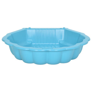 vidaXL Sandpits 2 pcs Blue 77x87x21cm Plastic