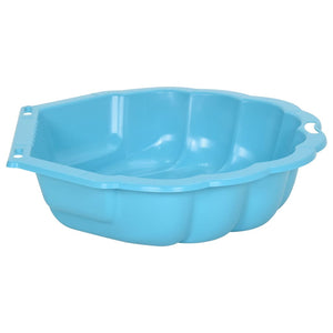 vidaXL Sandpits 2 pcs Blue 77x87x21cm Plastic