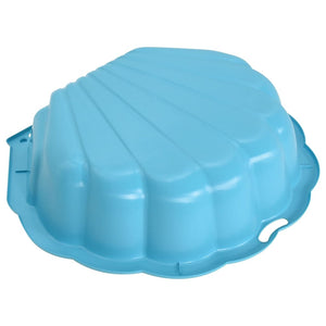 vidaXL Sandpits 2 pcs Blue 77x87x21cm Plastic