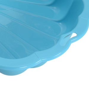 vidaXL Sandpits 2 pcs Blue 77x87x21cm Plastic