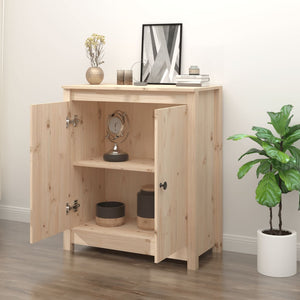 vidaXL Sideboard 70x35x80 cm Solid Wood Pine