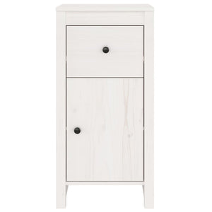 vidaXL Sideboards 2 pcs White 40x35x80 cm Solid Wood Pine