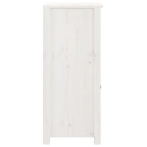 vidaXL Sideboards 2 pcs White 40x35x80 cm Solid Wood Pine