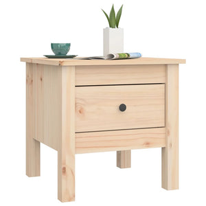 vidaXL Side Table 40x40x39 cm Solid Wood Pine