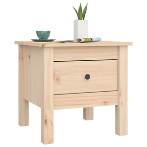 vidaXL Side Tables 2 pcs 40x40x39 cm Solid Wood Pine