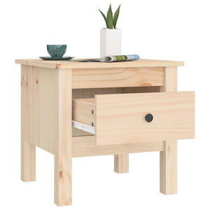 vidaXL Side Tables 2 pcs 40x40x39 cm Solid Wood Pine