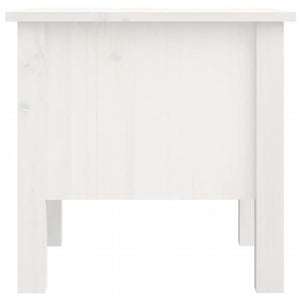 vidaXL Side Table White 40x40x39 cm Solid Wood Pine