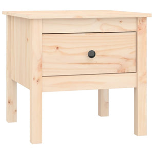 vidaXL Side Table 50x50x49 cm Solid Wood Pine