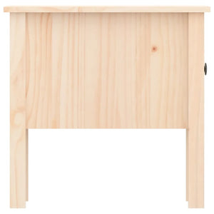 vidaXL Side Table 50x50x49 cm Solid Wood Pine